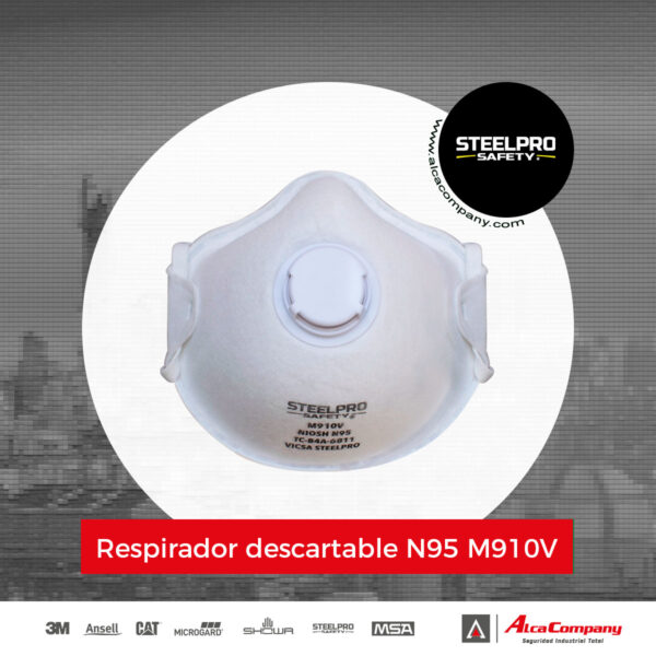 Respirador descartable N95 M910V