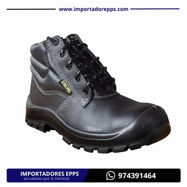 Bota de seguridad WORKER negro Antiperforante-SteelPro